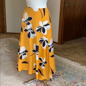 Who What Wear Satin Skirt